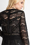 Lace Jacket With Studded Suede Details-Vocal-S-Urbanheer