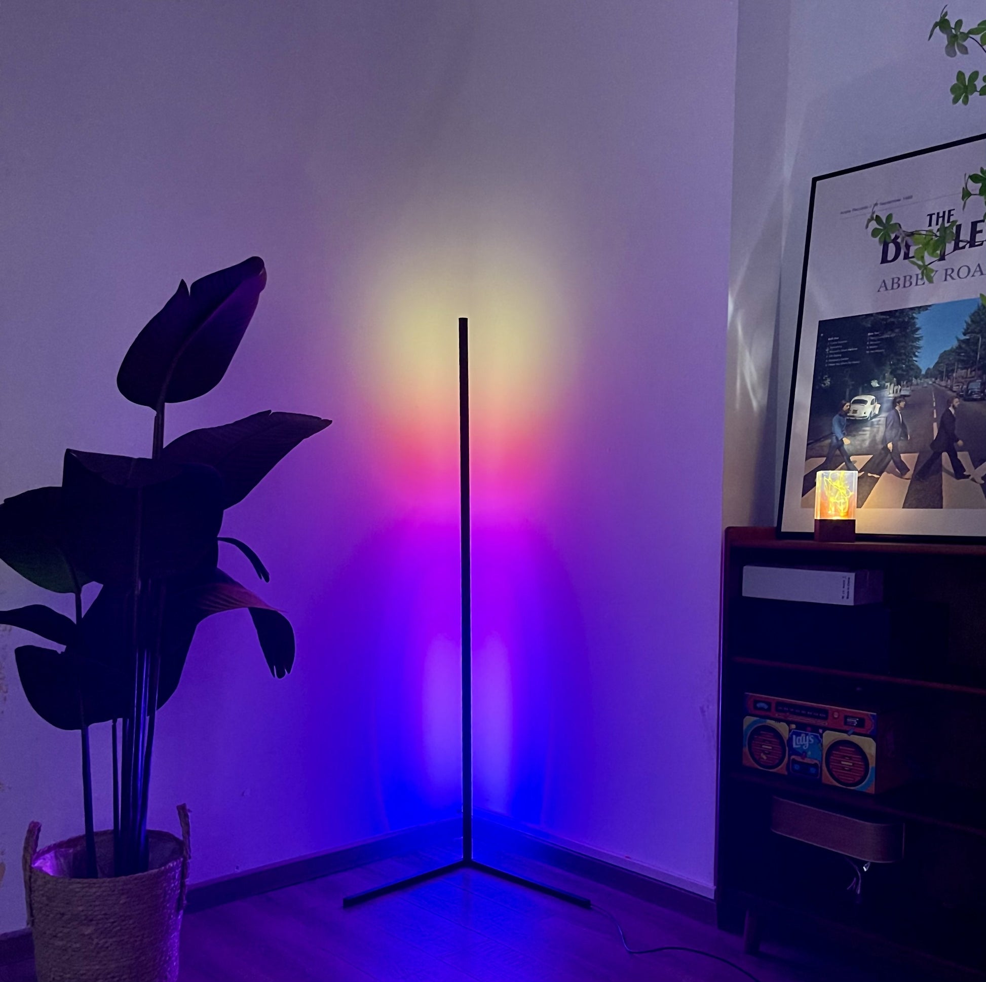2 Packs - Rgb Corner Floor Lamp, Minimalist Led Lamp-lampdepot-Urbanheer