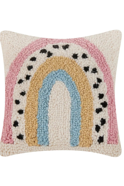 Pastel Rainbow Hook Pillow-Set Of Three.-peking handicraft-Urbanheer