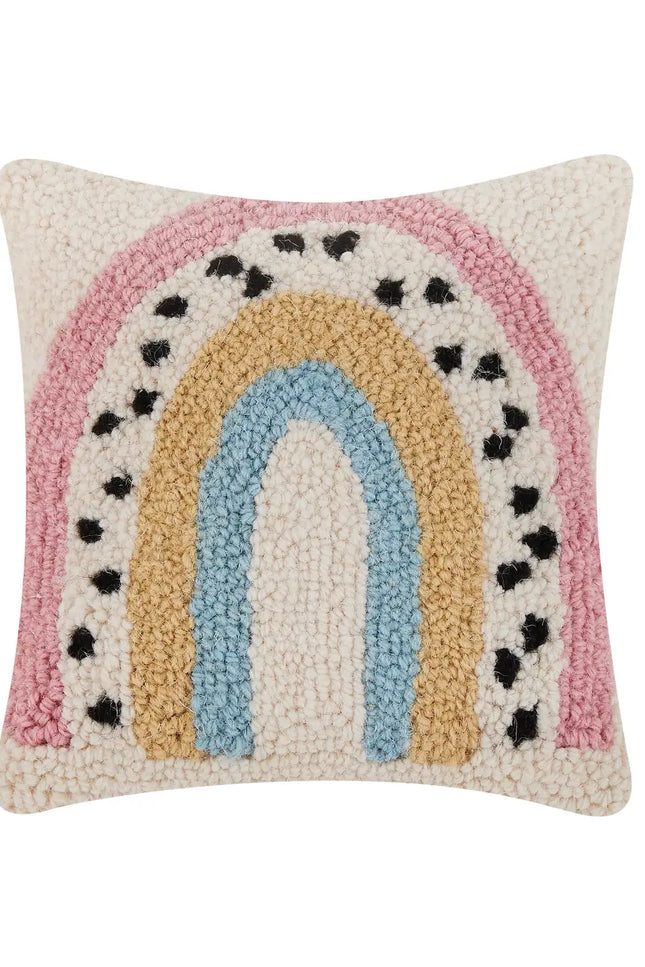 Pastel Rainbow Hook Pillow-Set Of Three.-peking handicraft-Urbanheer