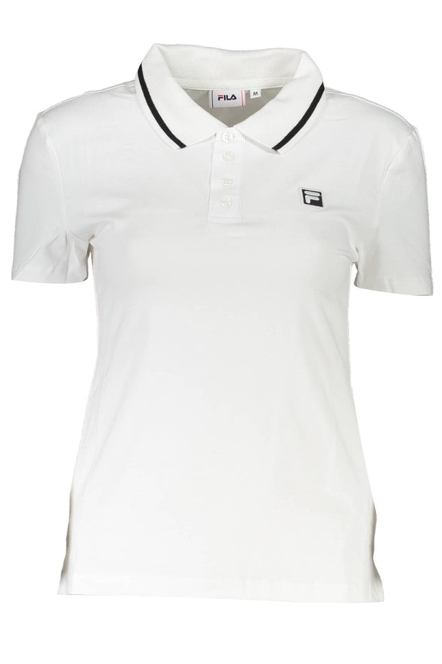 Fila Polo Shirt Short Sleeve Woman White-Clothing - Women-FILA-Urbanheer