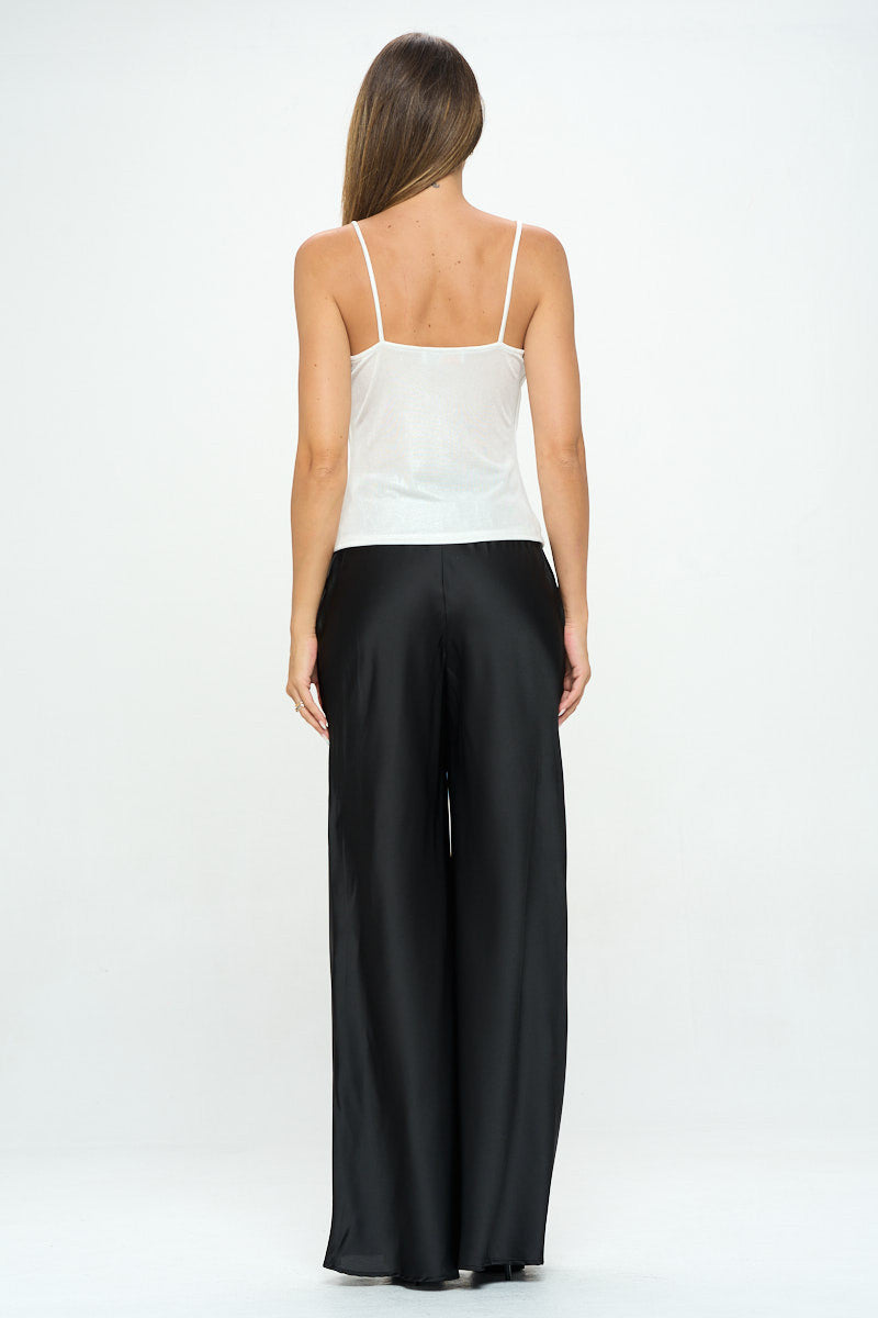 Lurex Metallic Knit Cowl neck Tank Top-Tops-RENEE C.-Urbanheer