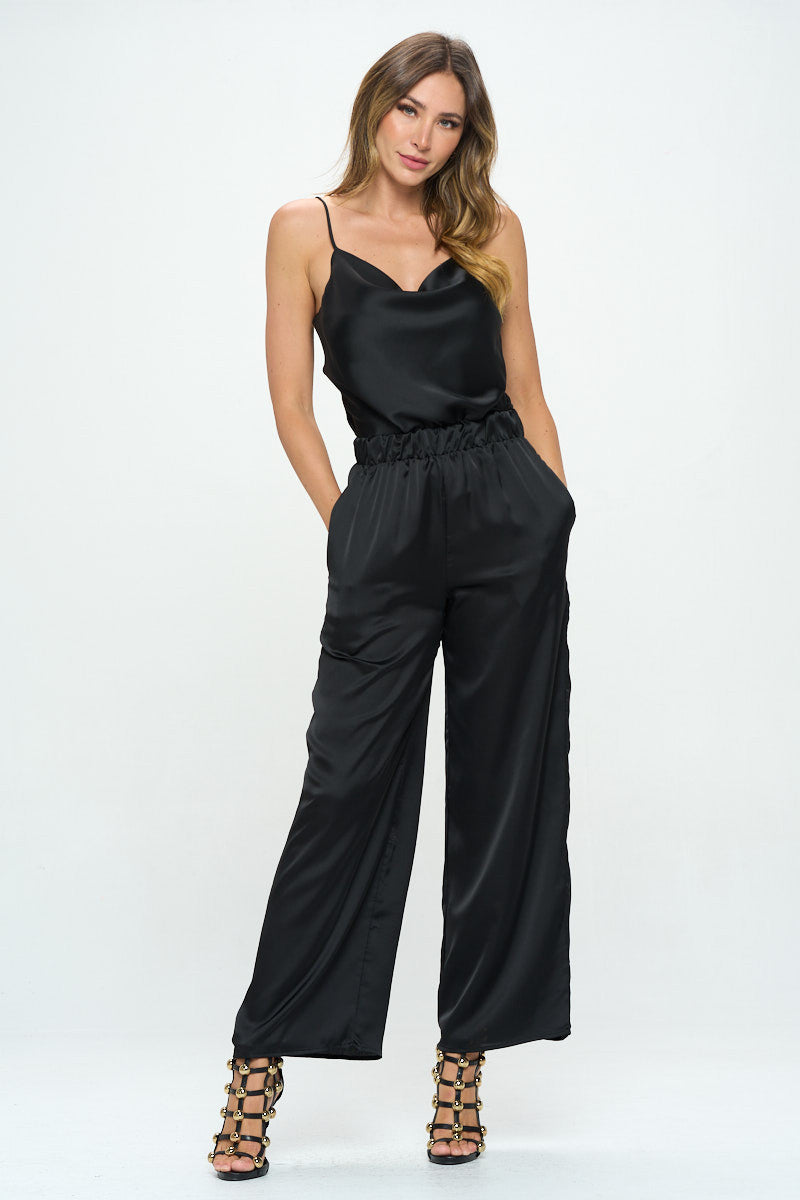 Solid Silky Satin Tank Top-Tops-RENEE C.-Urbanheer