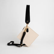 Lola Bag In Ivory And Black-Vanisha London-Urbanheer
