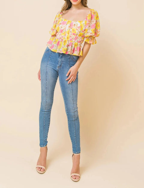 Our Love Connection Woven Top.-FLYING TOMATO-S-Urbanheer
