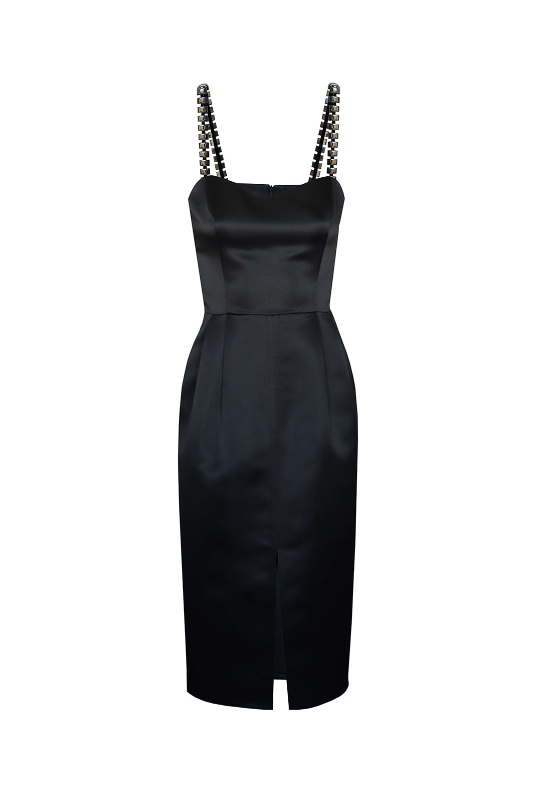 Hanna Chain-Embellished Midi Dress-2KStyle-s-Urbanheer