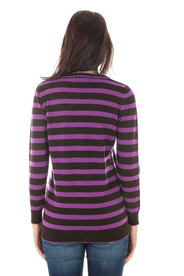 Fred Perry Women'S Purple Sweater-Maglie-FRED PERRY-Urbanheer