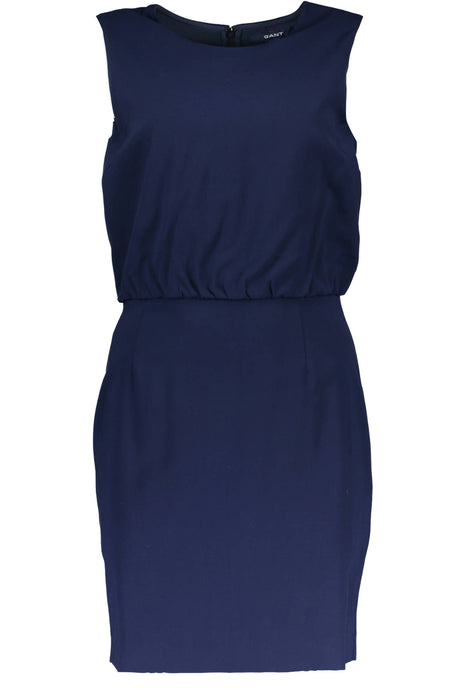 GANT SHORT DRESS WOMAN BLUE-0