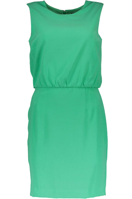 Gant Short Dress Green Woman-Abiti-GANT-GREEN-42-Urbanheer