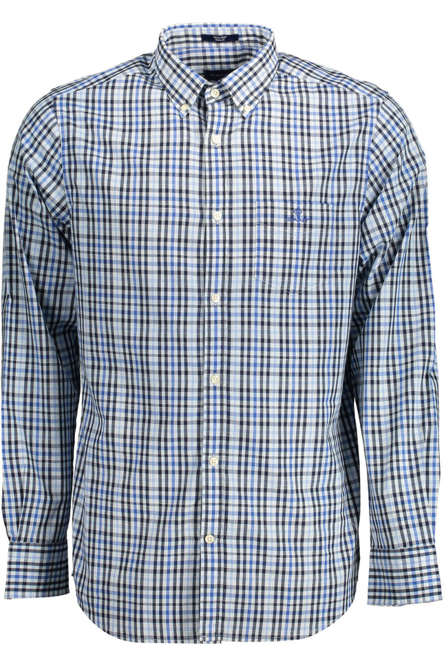 Gant Men'S Long Sleeve Shirt Light Blue-Clothing - Men-GANT-Urbanheer
