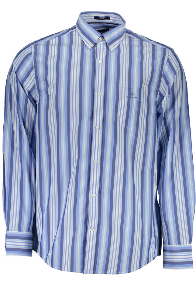 Gant Men'S Long Sleeve Shirt Light Blue-GANT-Urbanheer
