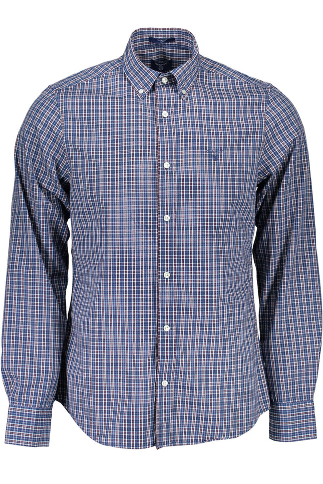 Gant Men'S Blue Long Sleeve Shirt-Camicie-GANT-BLUE-S-Urbanheer