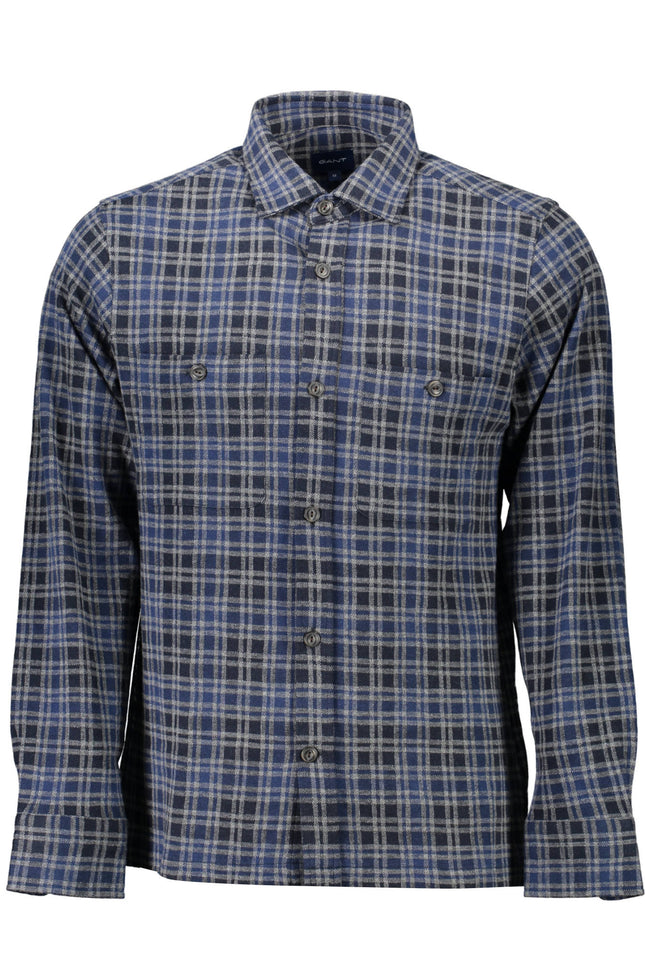 Gant Men'S Blue Long Sleeve Shirt-Camicie-GANT-Urbanheer