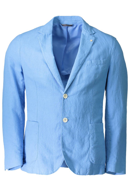 Gant Men'S Classic Blue Jacket-Clothing - Men-GANT-LIGHT BLUE-46-Urbanheer