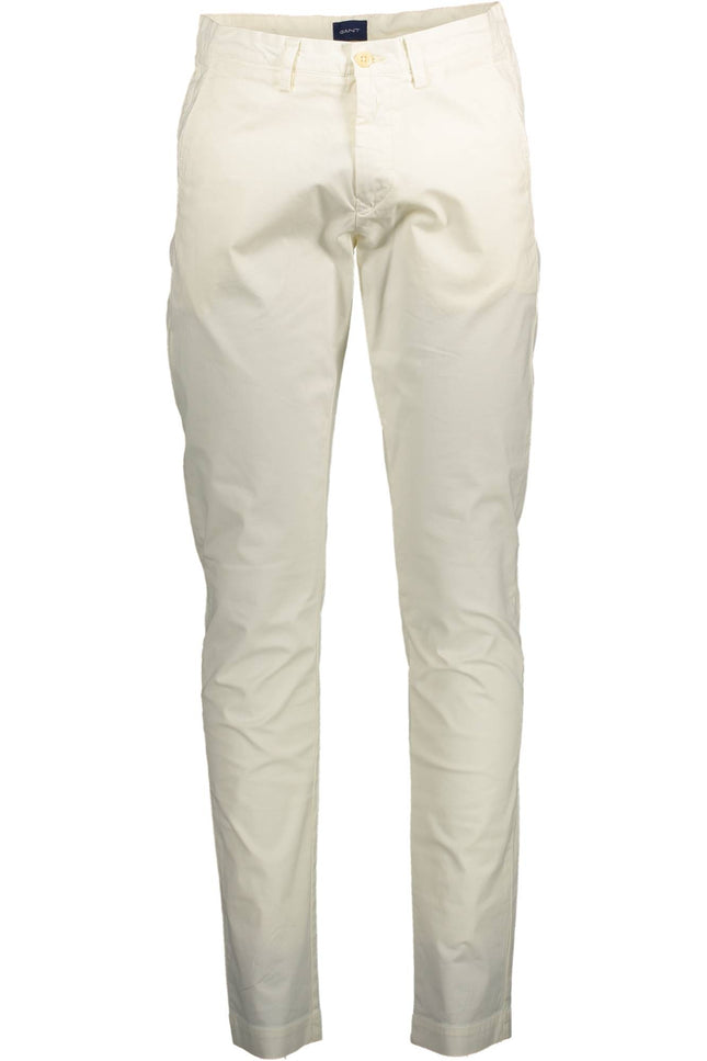 Gant Men'S White Trousers-Pantaloni-GANT-Urbanheer