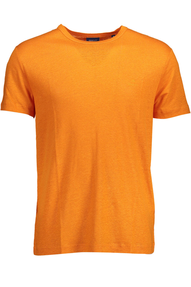 Gant Men'S Short Sleeve T-Shirt Orange-Clothing - Men-GANT-Urbanheer