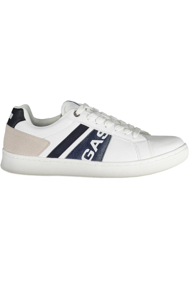 Gas White Man Sport Shoes-Sneakers-GAS-Urbanheer