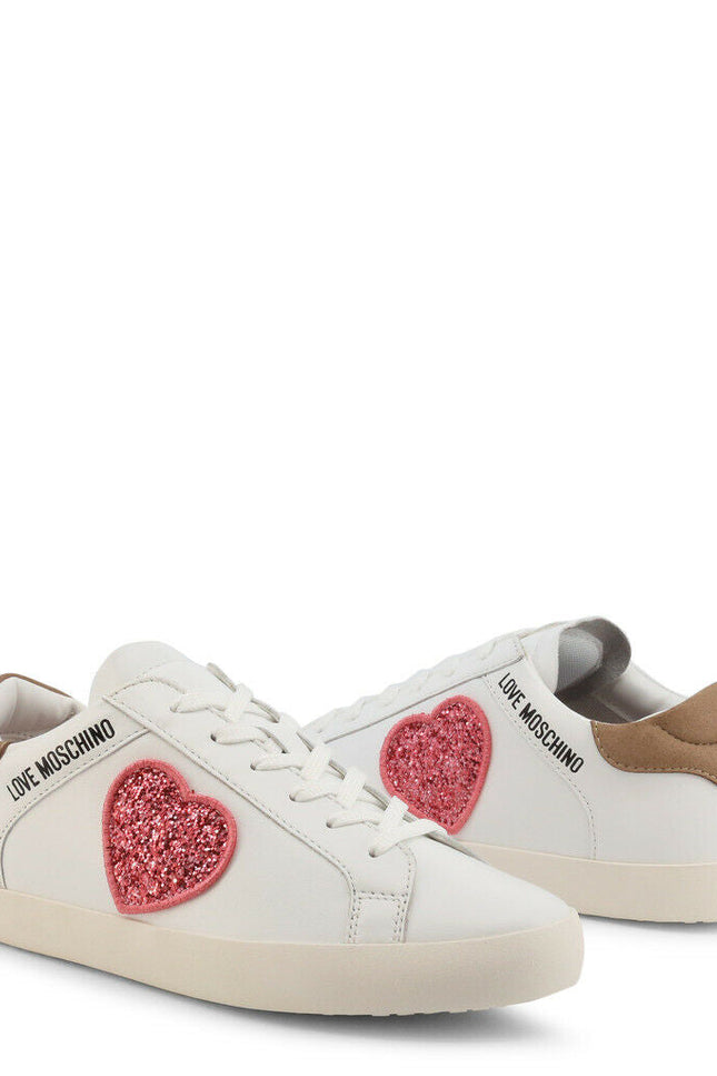 Glitter Heart Sneakers-Love Moschino-Urbanheer
