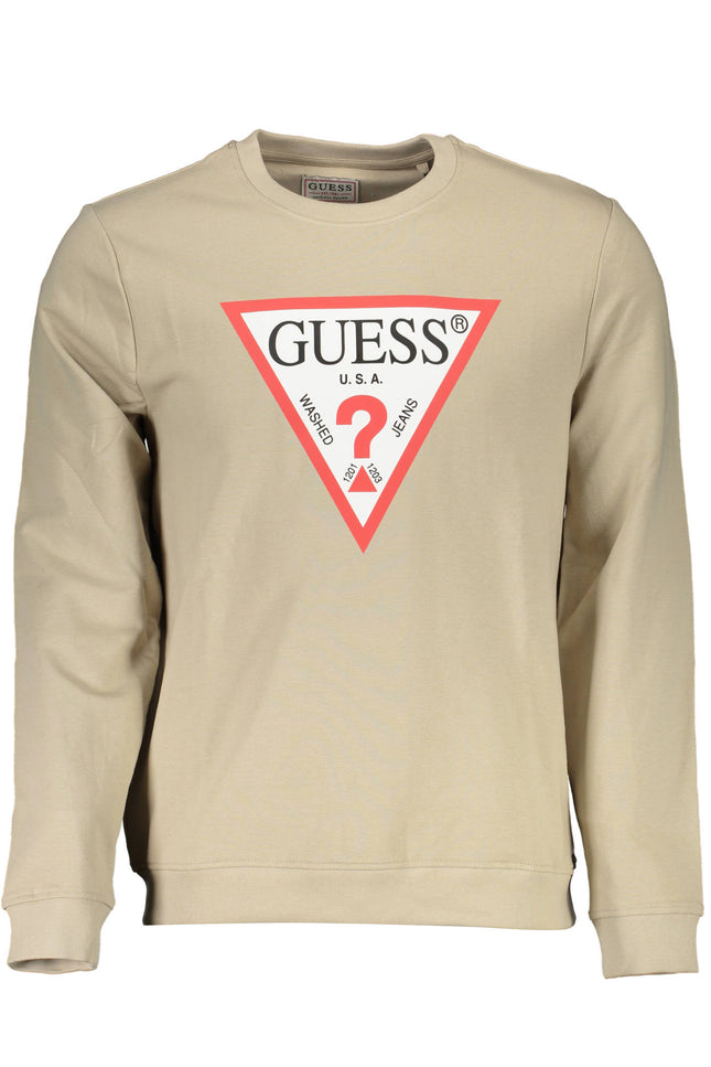 GUESS JEANS SWEATSHIRT WITHOUT ZIP MAN BEIGE-GUESS JEANS-Urbanheer