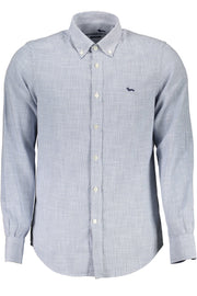 HARMONT & BLAINE MEN'S LONG SLEEVE SHIRT LIGHT BLUE-Clothing - Men-HARMONT &amp; BLAINE-LIGHT BLUE-S-Urbanheer