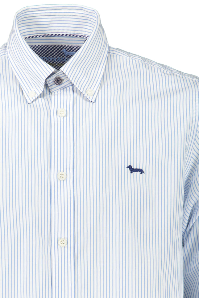 Harmont & Blaine Men'S Blue Long Sleeve Shirt-Clothing - Men-HARMONT &amp; BLAINE-Urbanheer