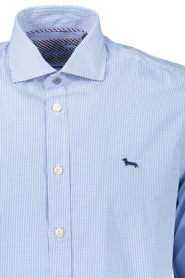 Harmont & Blaine Men'S Blue Long Sleeve Shirt-HARMONT &amp; BLAINE-Urbanheer