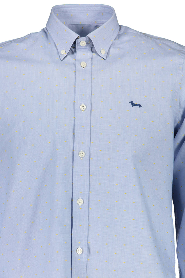 Harmont & Blaine Men'S Long Sleeve Shirt Light Blue-HARMONT &amp; BLAINE-Urbanheer