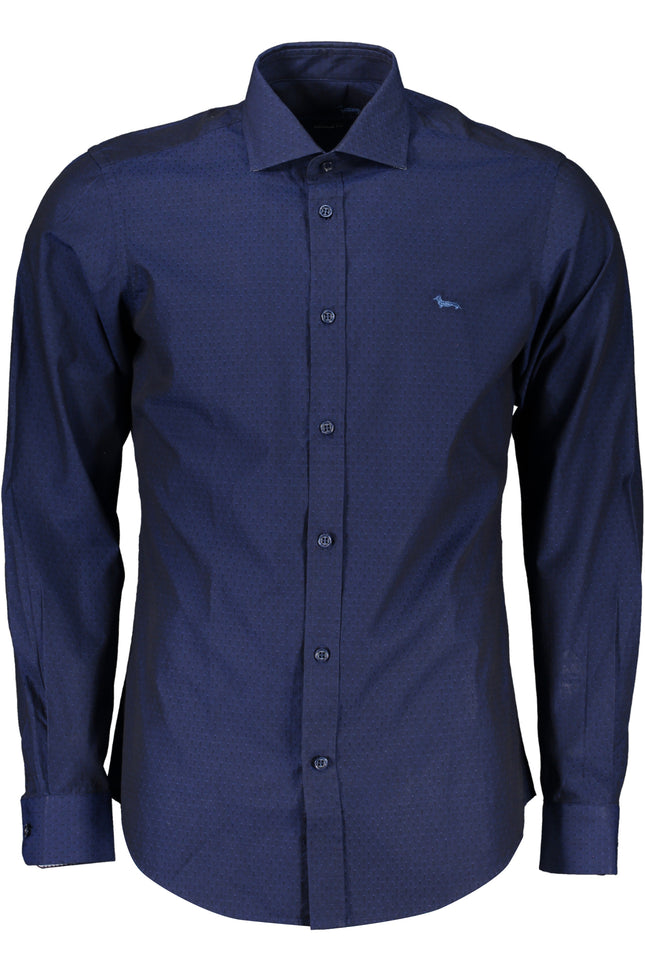 Harmont & Blaine Men'S Long Sleeve Shirt Blue-Clothing - Men-HARMONT &amp; BLAINE-Urbanheer
