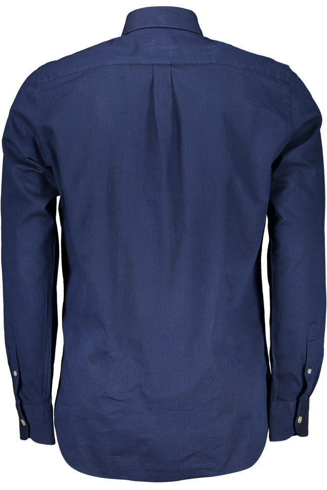 HARMONT & BLAINE MEN'S LONG SLEEVE SHIRT BLUE-Camicie-HARMONT &amp; BLAINE-Urbanheer