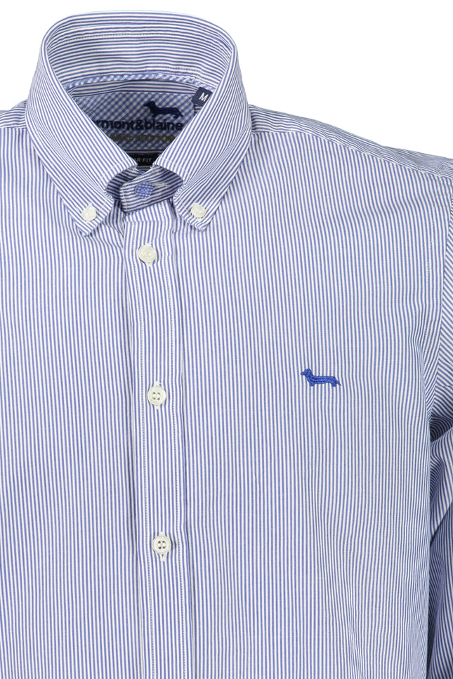 Harmont & Blaine Men'S Long Sleeve Shirt Blue-Camicie-HARMONT &amp; BLAINE-Urbanheer