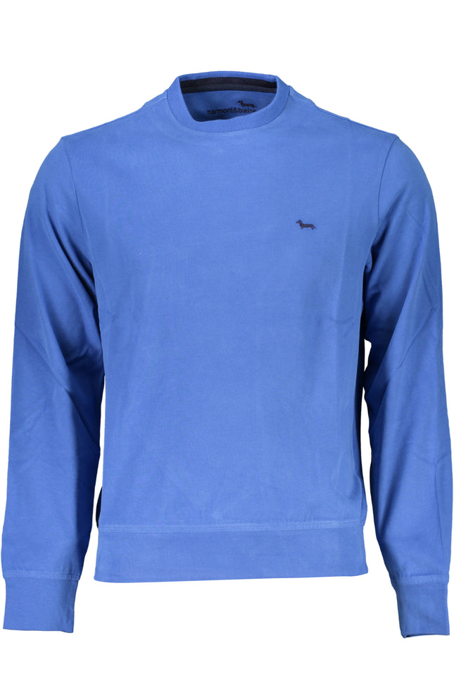 Harmont & Blaine Men'S Blue Zipless Sweatshirt-Felpe-HARMONT &amp; BLAINE-Urbanheer