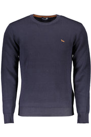 HARMONT & BLAINE MEN'S BLUE SWEATER-Clothing - Men-HARMONT &amp; BLAINE-BLUE-L-Urbanheer