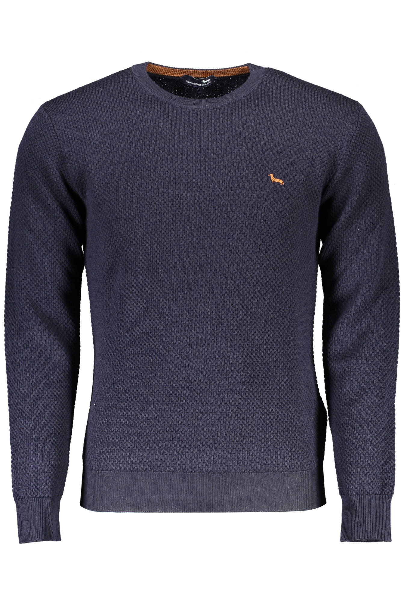 HARMONT & BLAINE MEN'S BLUE SWEATER-Clothing - Men-HARMONT &amp; BLAINE-BLUE-L-Urbanheer
