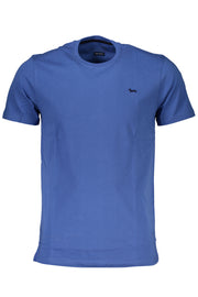 Harmont & Blaine Men'S Short Sleeve T-Shirt Blue-T-Shirt-HARMONT &amp; BLAINE-BLUE-L-Urbanheer