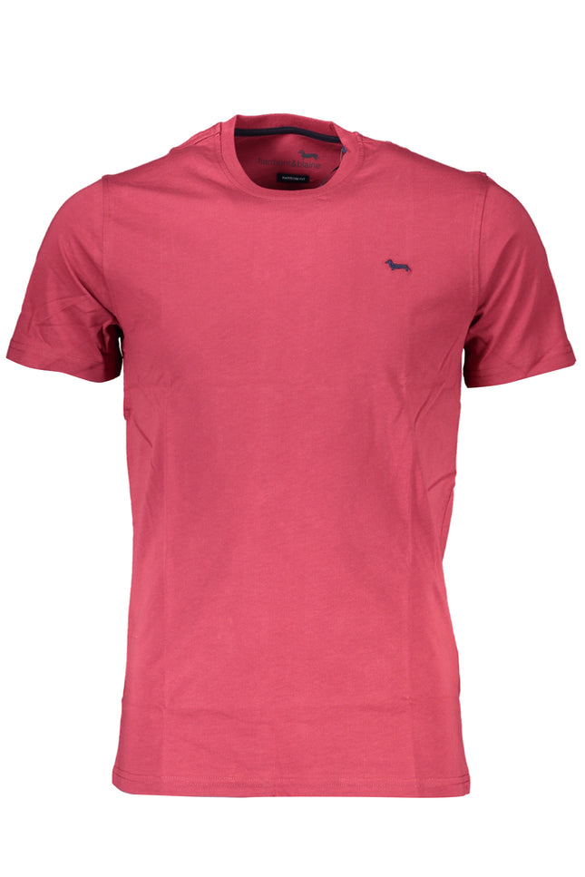 Harmont & Blaine Men'S Red Short Sleeve T-Shirt-T-Shirt-HARMONT &amp; BLAINE-Urbanheer