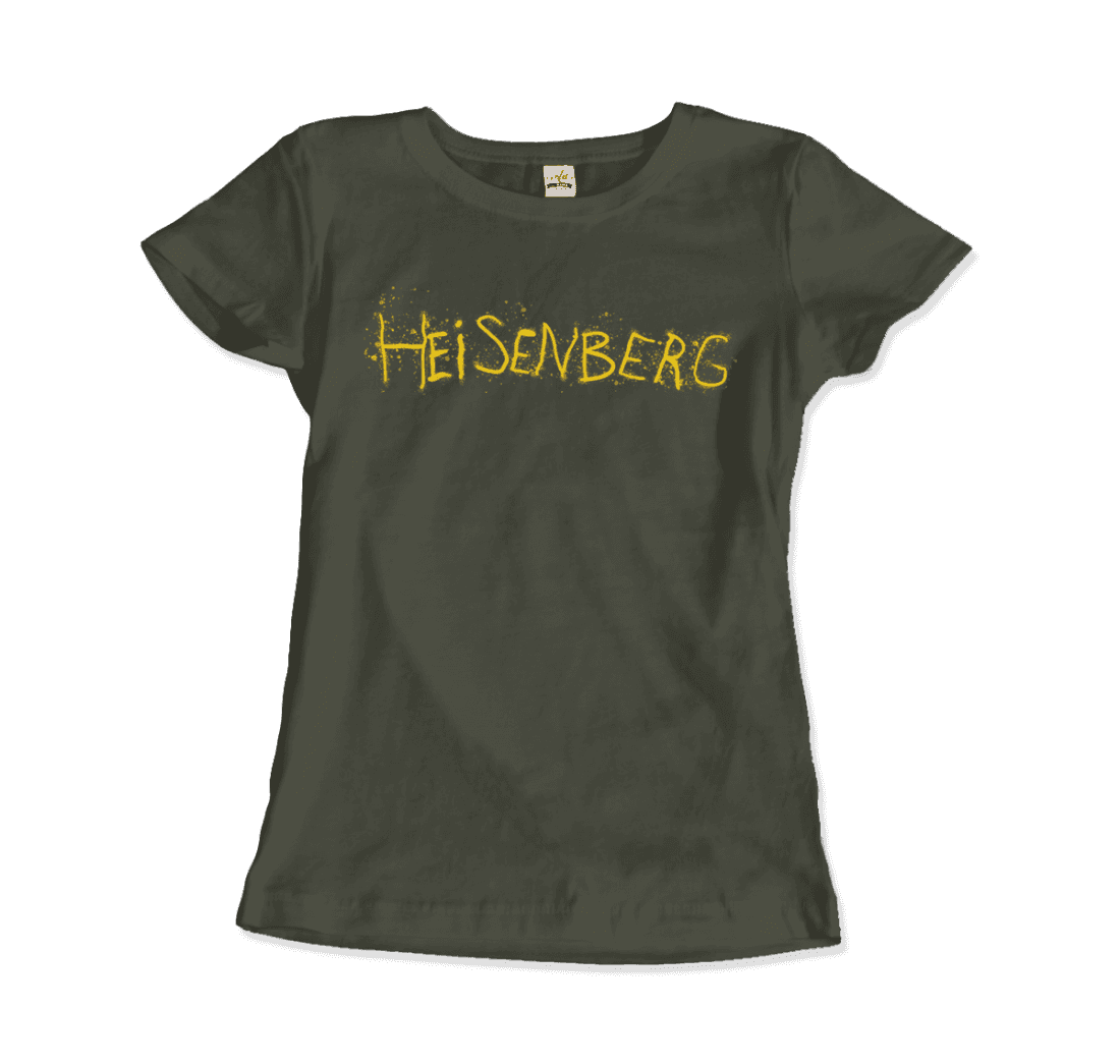 Heisenberg Graffiti, Walter White Breaking Bad T-Shirt-Art-O-Rama Shop-Men (Unisex)-Navy-S-Urbanheer