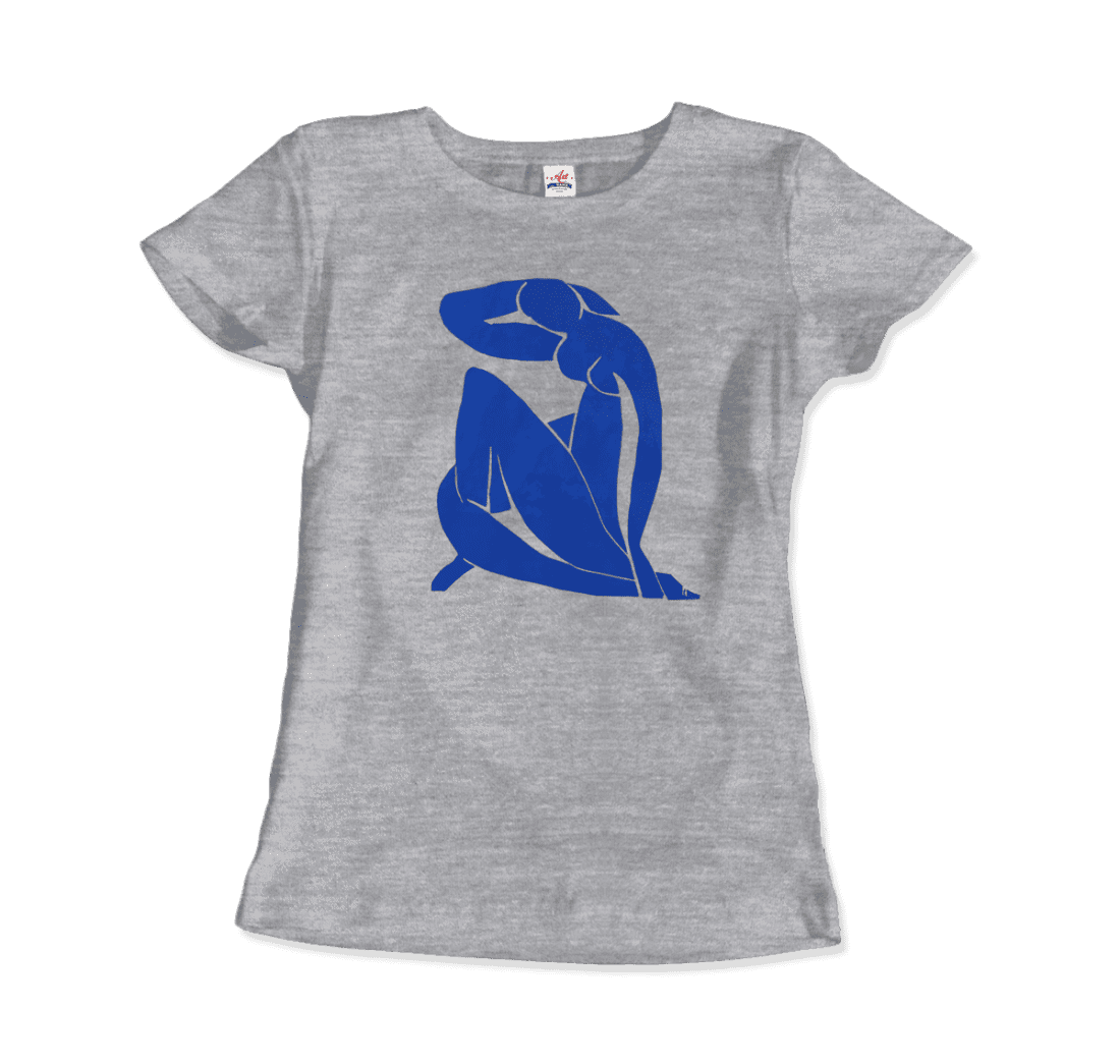 Henri Matisse Blue Nude 1952 Artwork T-Shirt-Art-O-Rama Shop-Youth-Black-S-Urbanheer