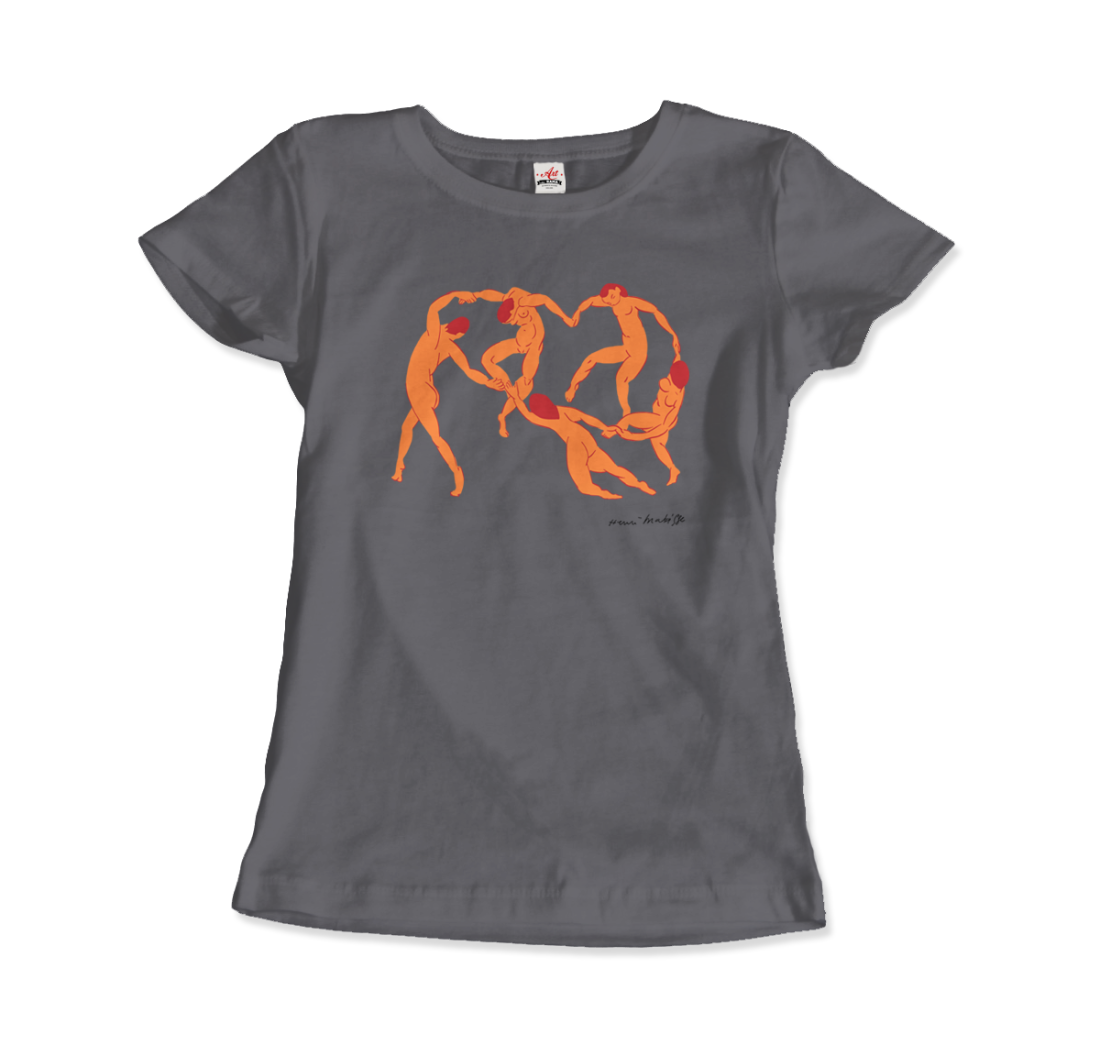 Henri Matisse La Danse I (The Dance) 1909 Artwork T-Shirt-T-Shirt-Art-O-Rama Shop-Women (Fitted)-White-S-Urbanheer