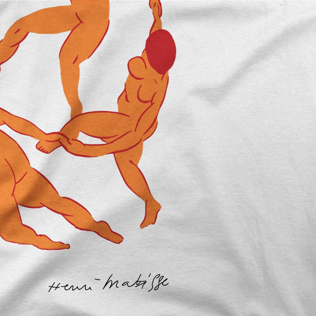 Henri Matisse La Danse I (The Dance) 1909 Artwork T-Shirt-T-Shirt-Art-O-Rama Shop-Men (Unisex)-White-S-Urbanheer