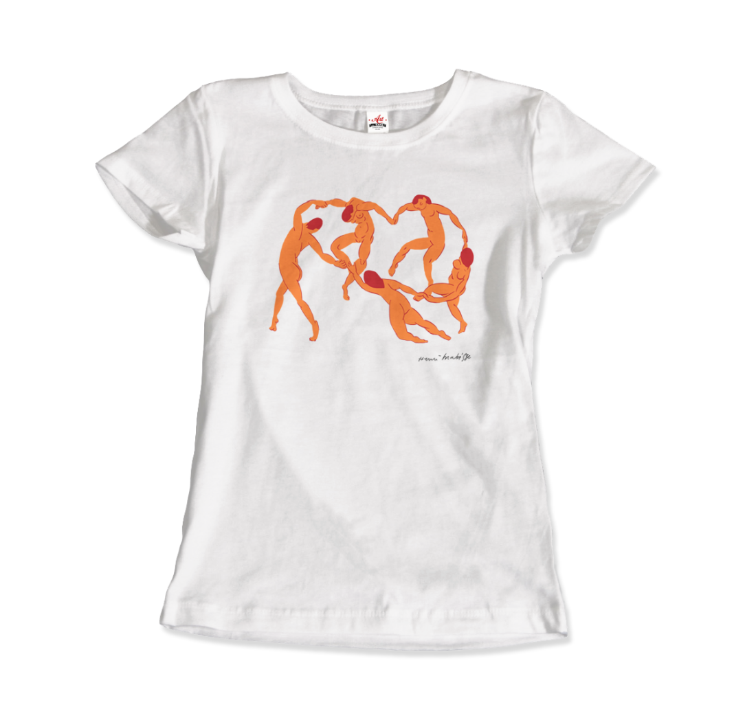 Henri Matisse La Danse I (The Dance) 1909 Artwork T-Shirt-T-Shirt-Art-O-Rama Shop-Men (Unisex)-White-S-Urbanheer
