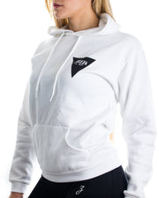 Back to classic autumn Hoodie - white/black - Damen-Pear Juniper-White-L-Urbanheer