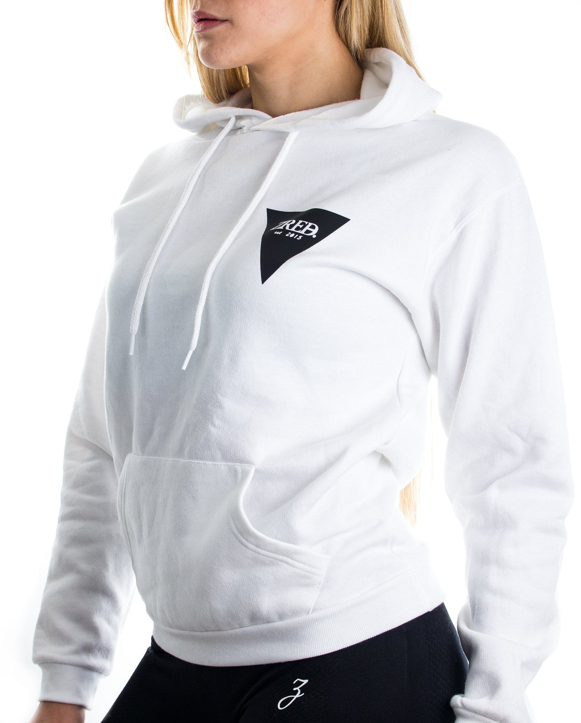 Back to classic autumn Hoodie - white/black - Damen-Pear Juniper-White-L-Urbanheer