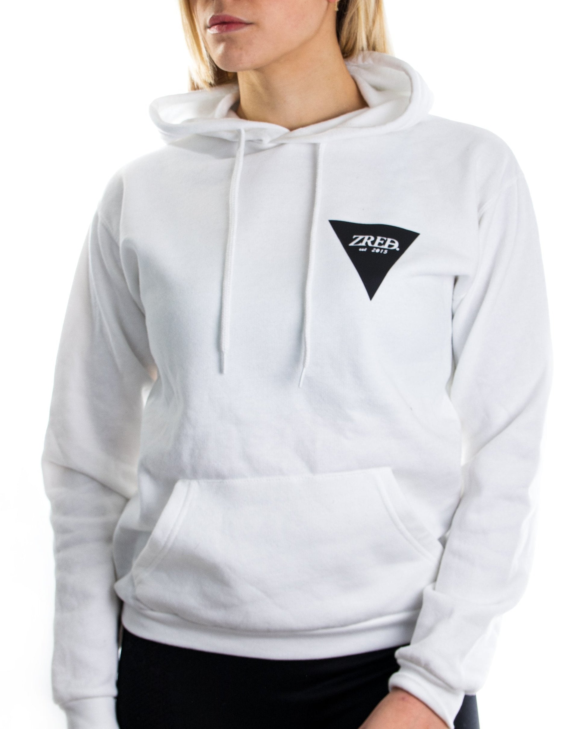 Back to classic autumn Hoodie - white/black - Damen-Pear Juniper-White-L-Urbanheer