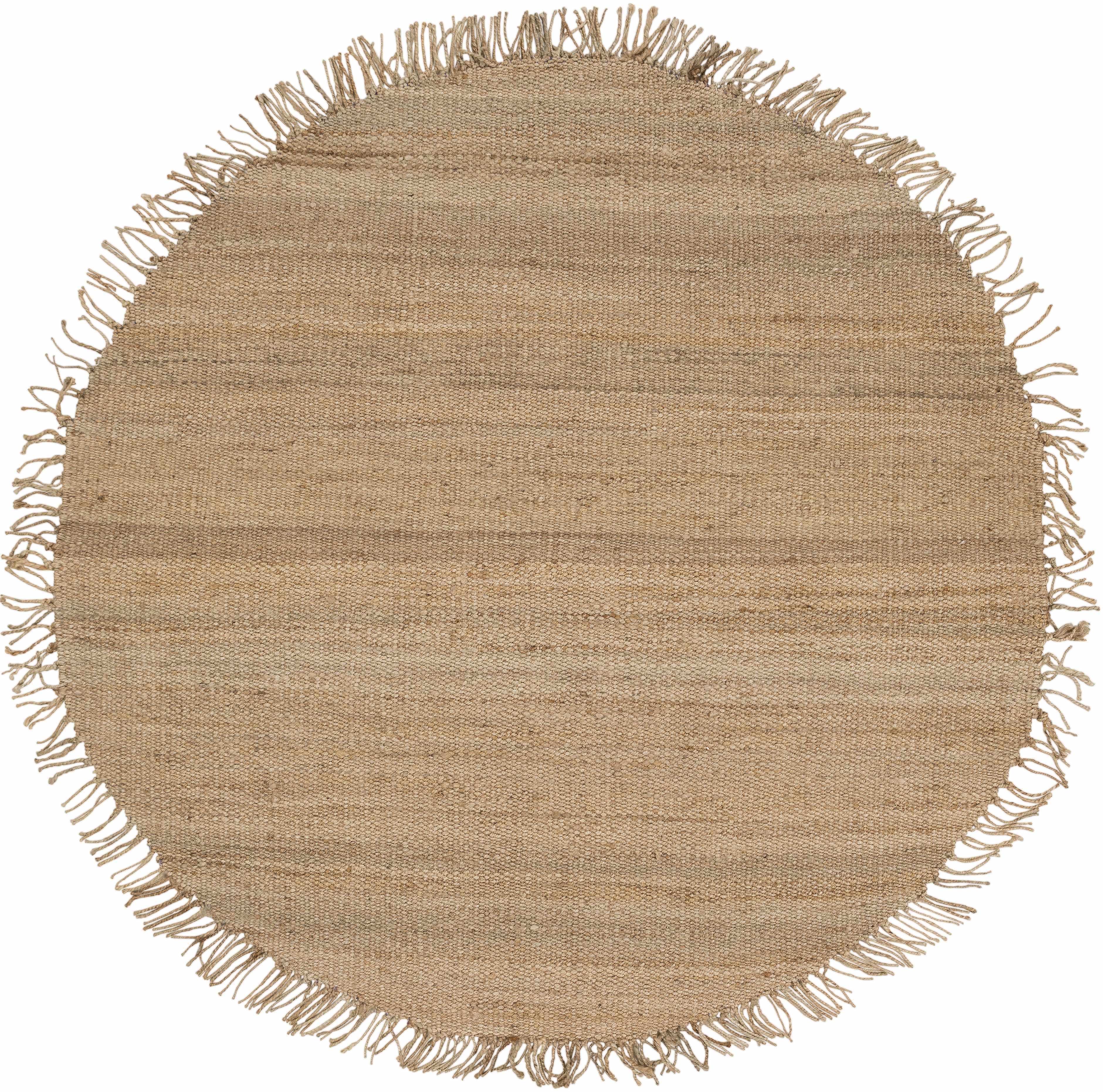 Oaks Jute Rug-Rugs-Hauteloom-5' x 7'6" Rectangle-Urbanheer