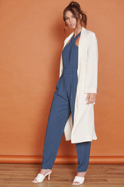 Dali Cream Longline Lightweight Coat-Jeetly.com-8-Urbanheer