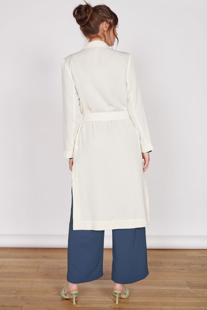 Dali Cream Longline Lightweight Coat-Jeetly.com-8-Urbanheer