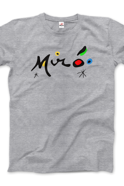 Joan Miro Colorful Signature Artwork T-Shirt