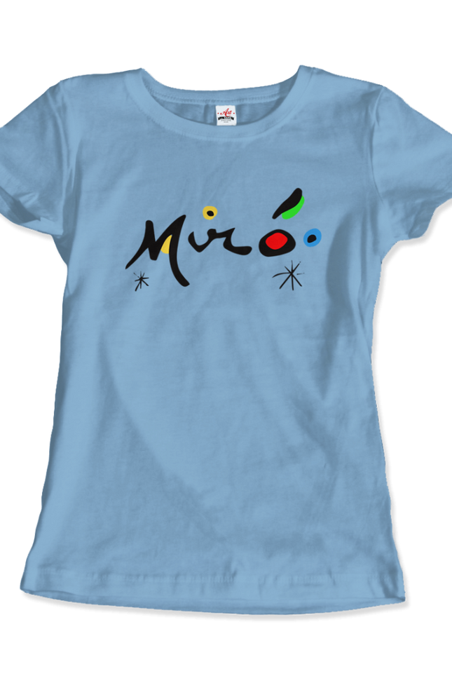 Joan Miro Colorful Signature Artwork T-Shirt-Art-O-Rama Shop-Urbanheer