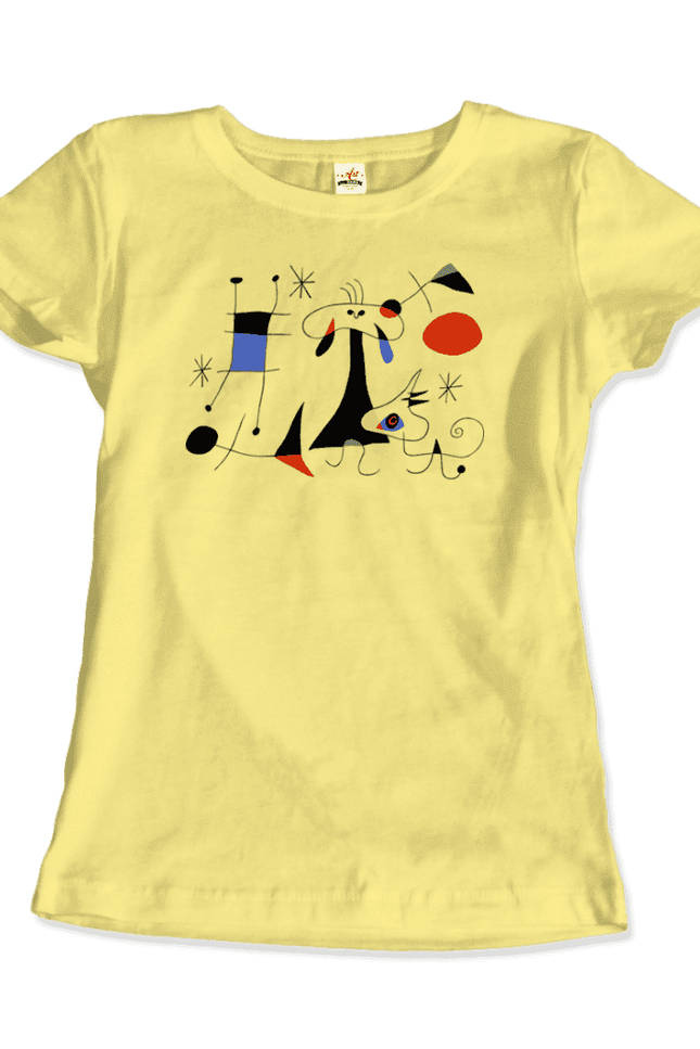 Joan Miro El Sol (The Sun) 1949 Artwork T-Shirt-Art-O-Rama Shop-Urbanheer