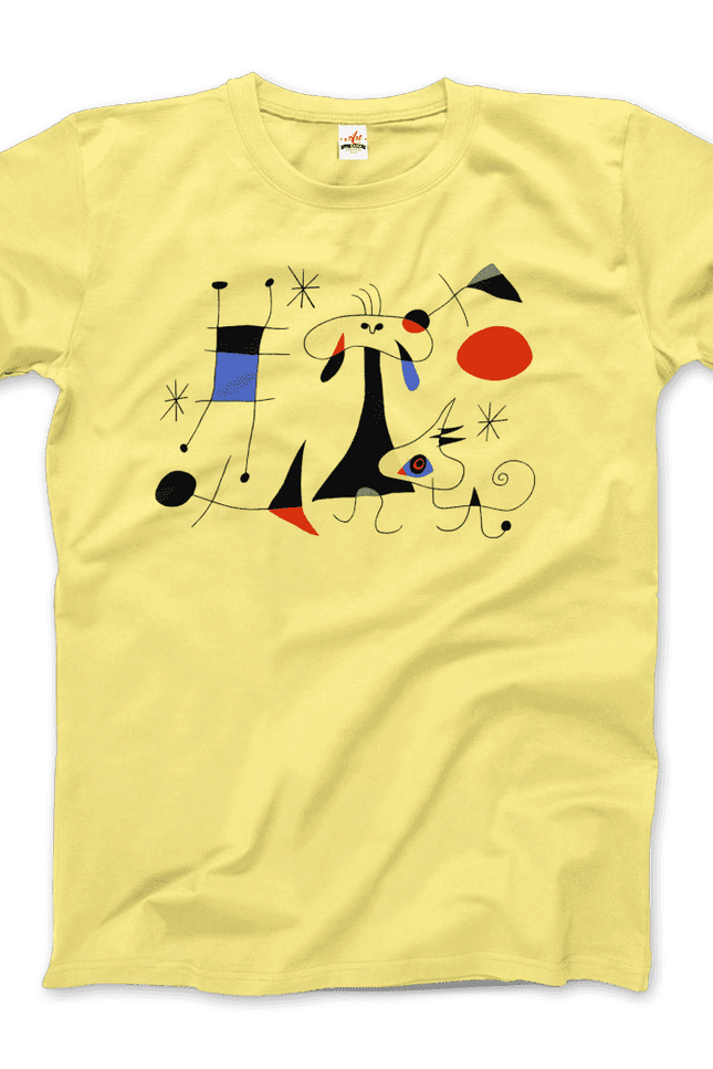 Joan Miro El Sol (The Sun) 1949 Artwork T-Shirt-Art-O-Rama Shop-Urbanheer